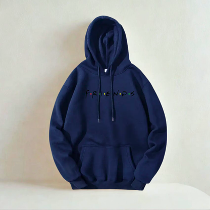 FRIENDS Baskılı Kapüşonlu Sweatshirt - Modaya Uygun Kazak