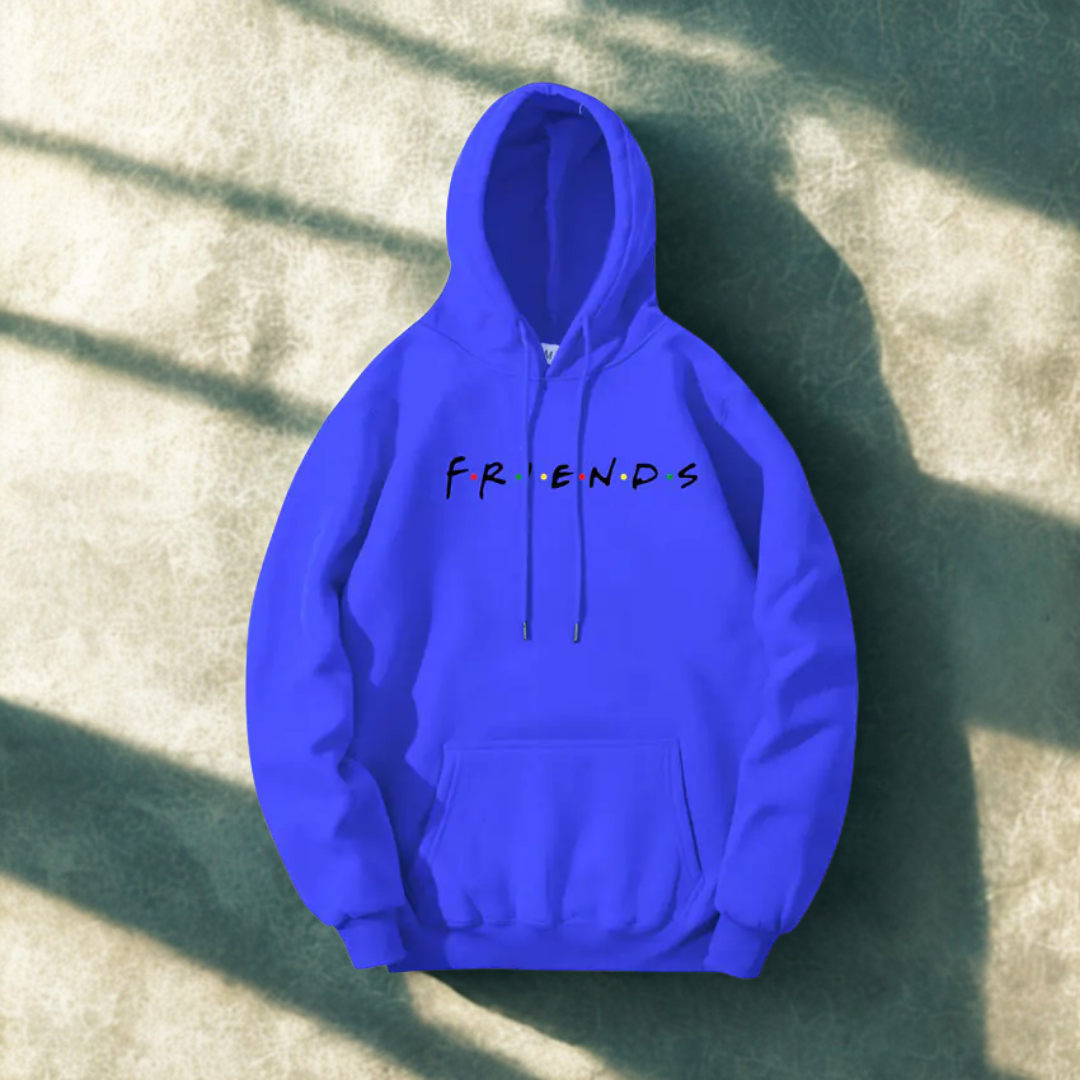 FRIENDS Baskılı Kapüşonlu Sweatshirt - Modaya Uygun Kazak