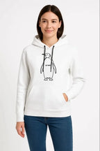 Nihilist Penguen Özel Tasarım Oversize Kapüşonlu Sweatshirt