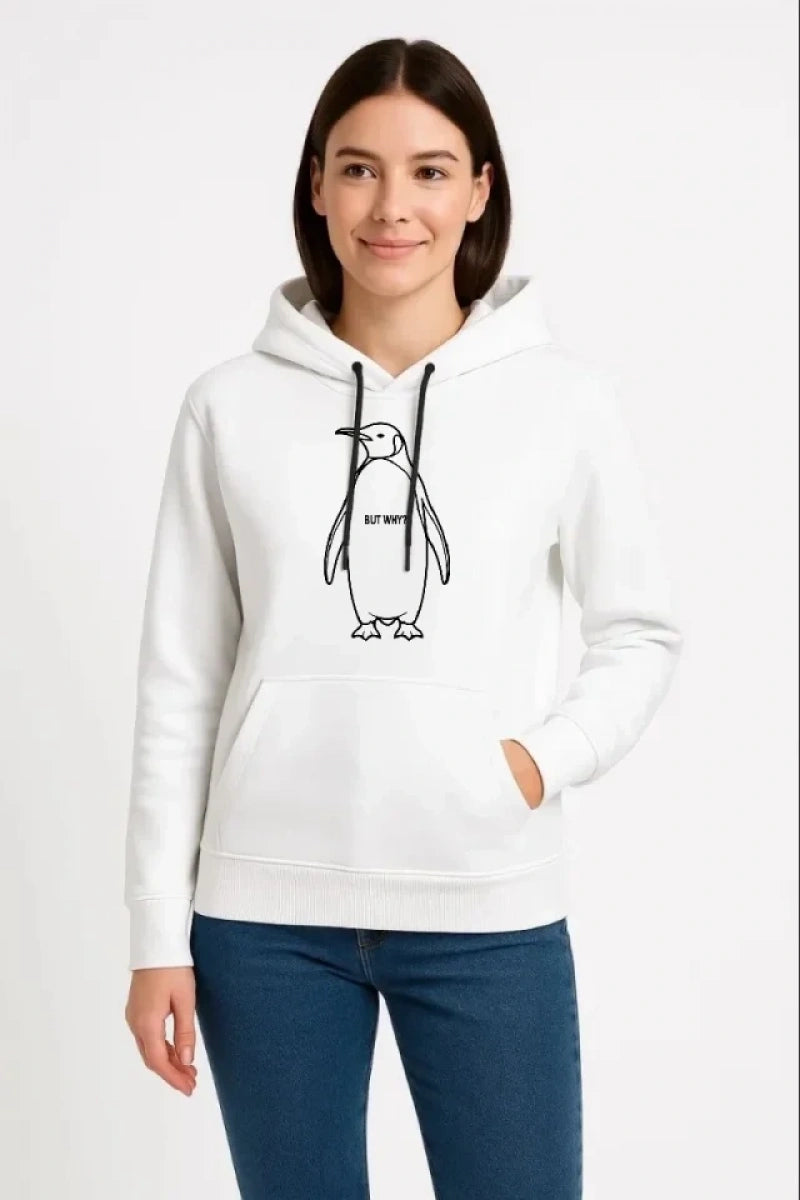 Nihilist Penguen Özel Tasarım Oversize Kapüşonlu Sweatshirt