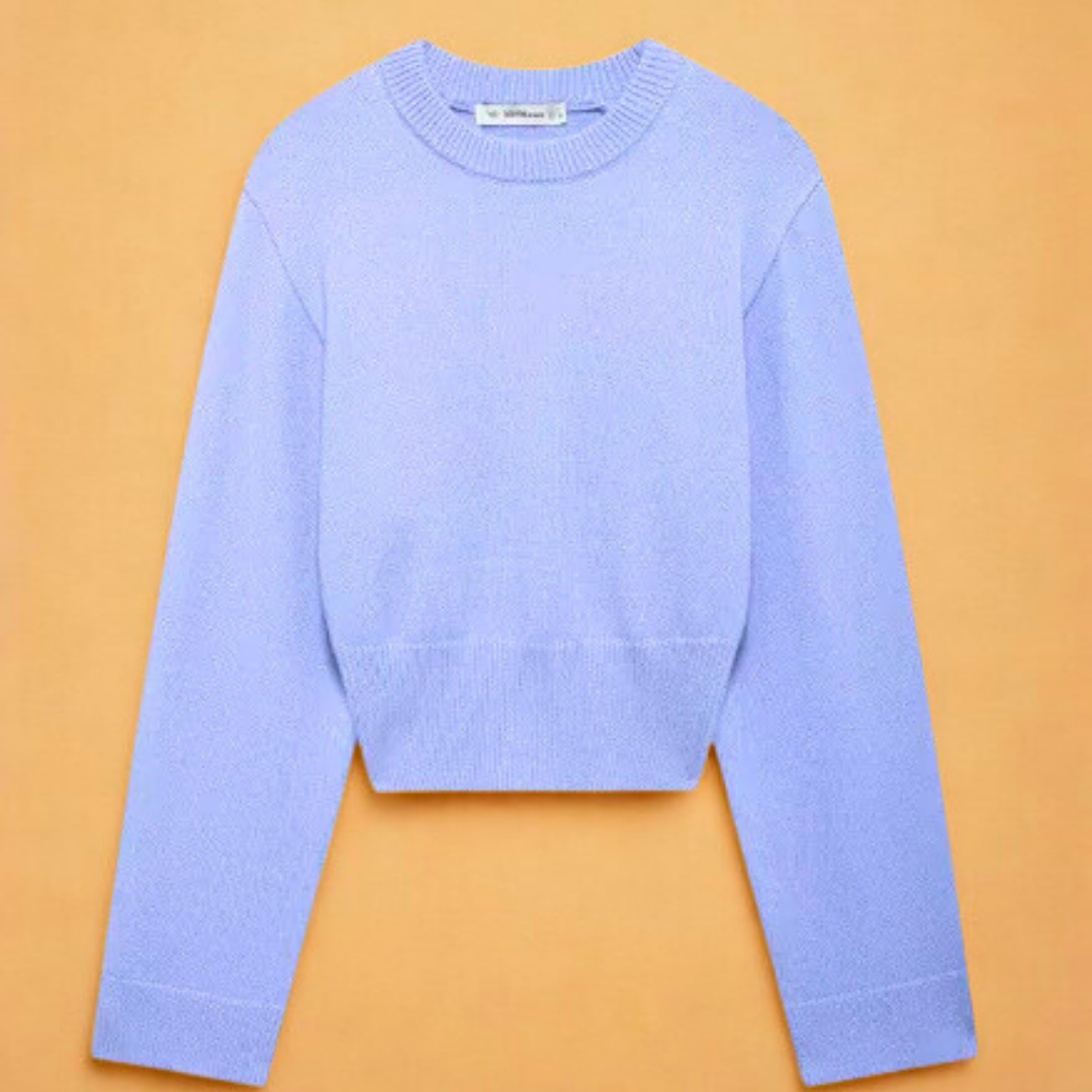 Geniş Kollu Triko Kazak – Rahat ve Şık Kadın Kazak