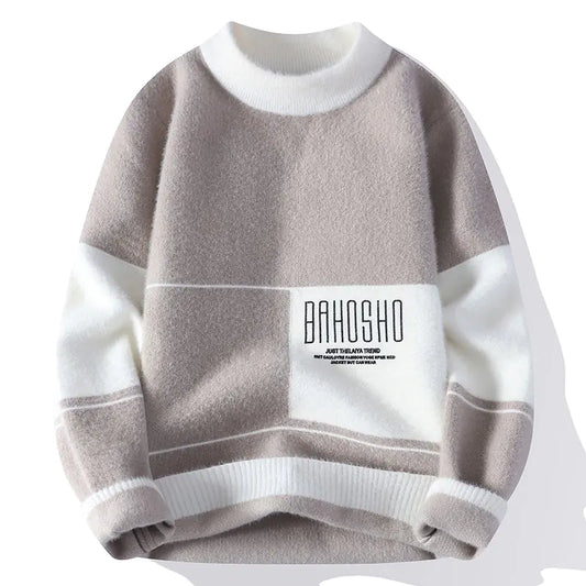 Bol Kesim Kalın Yarım Balıkçı Yaka Kazak