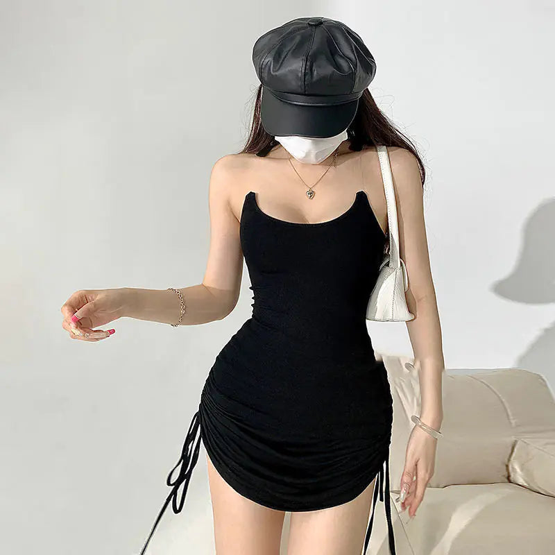 Kadınlar için Pileli Dar Kesim İpli Etek