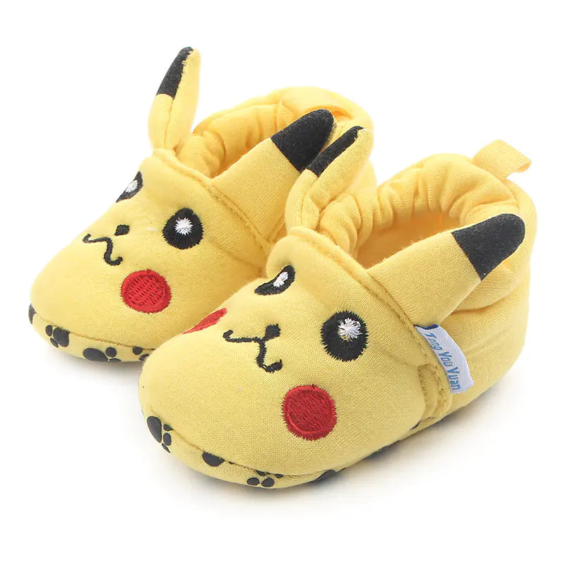 Yumuşak Tabanlı Toptan Pamuklu Bebek  Ayakkabıları