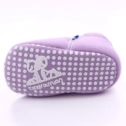 Yumuşak Tabanlı Toptan Pamuklu Bebek  Ayakkabıları