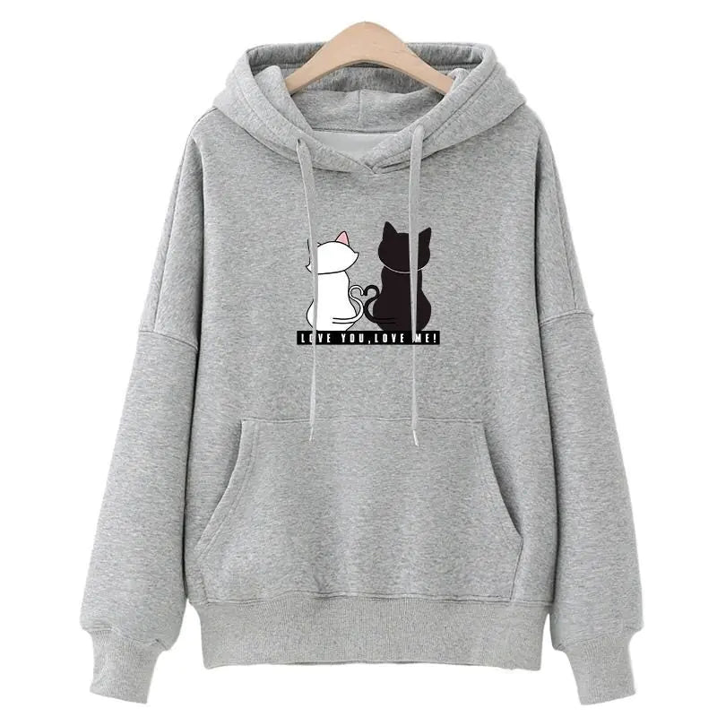 Kore tarzı bol kesim kadife kalın moda Sweatshirt