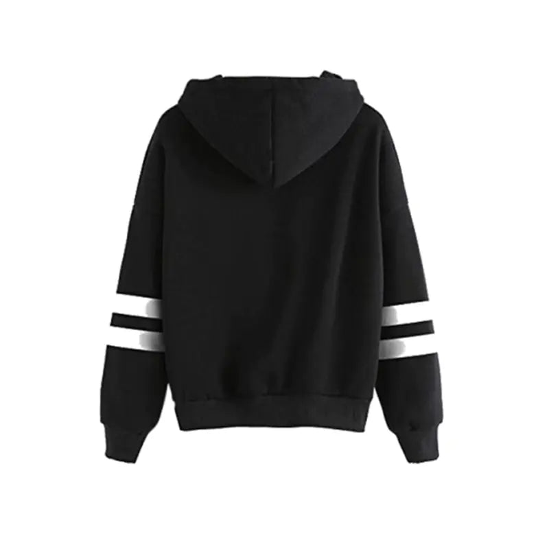 Sonbahar Kış Kapüşonlu Bol Uzun Kollu Sweatshirt